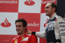 Fernando Alonso, Pastor Maldonado, Barcelona Sunday 2012